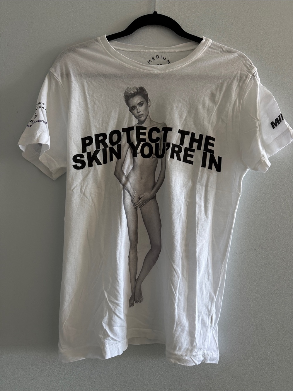 Marc Jacobs Protect The Skin You're In Graphic Tee - White